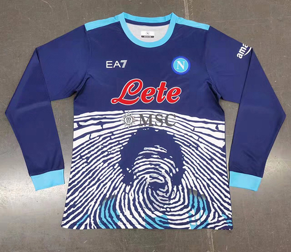 AAA Quality Napoli 21/22 Special Dark Blue Long Soccer Jersey
